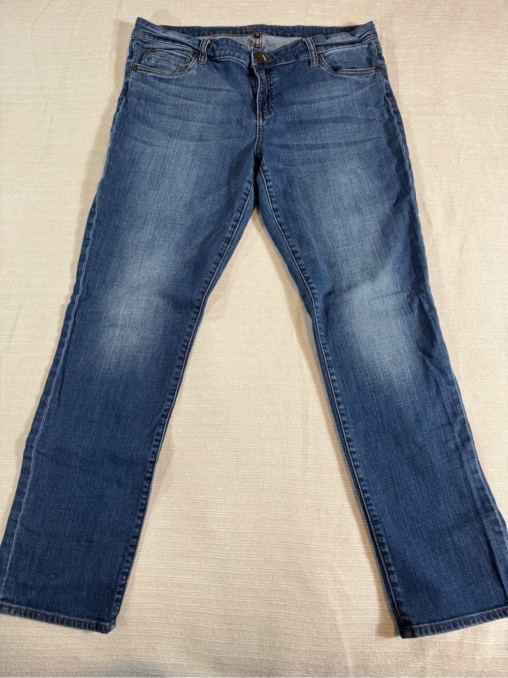 KUT from the Kloth Medium Wash Stretch Skinny Jeans Size 14